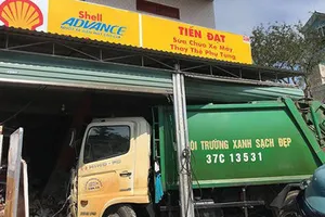 Hiện trường vụ tai nạn. Ảnh: D.T	