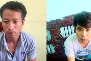 2 đối tượng Tùng và Hưng. Ảnh: Th.Th.