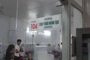 Phòng chạy thận nhân tạo - nơi xảy ra sự cố