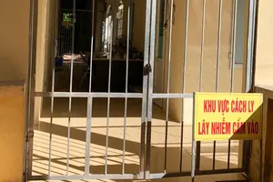 Khu điều trị bệnh nhân Covid-19 tại Bệnh viện Phổi Thanh Hóa. Ảnh: CDC Thanh Hóa