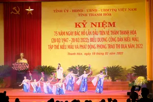 Thanh Hóa kỷ niệm 75 năm ngày Bác Hồ về thăm lần đầu