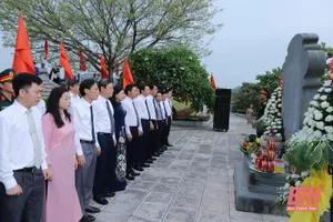Thanh Hóa tưởng niệm 50 năm ngày 64 giáo viên, học sinh và dân công hy sinh trên công trường đắp đê sông Mã