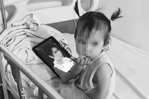 Cháu Tạ Quỳnh A.. Ảnh: G.Đ