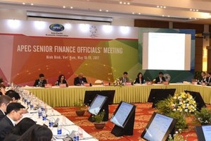 在寧平省舉行的APEC財政高官會議(SFOM)。（圖片來源：VOV）