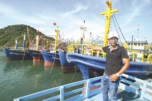 劣質漁船閒置，不能起航打撈。（圖片來源：互聯網）