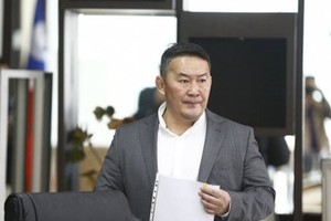 蒙古總統哈勒特馬‧巴圖勒嘎（圖片來源：互聯網）