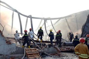 圖為火警現場。（圖源：互聯網）