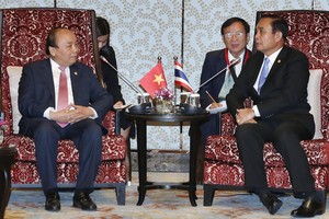 政府總理阮春福與泰國總理巴育會晤。