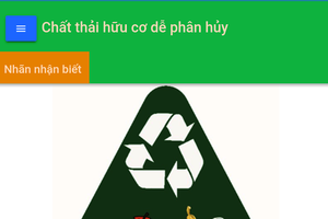 “源頭固體垃圾分類指南”應用程式界 面設計簡單，易於使用，資訊充份。