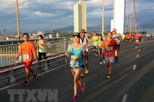  峴港國際馬拉松賽。（圖源：TTXVN）