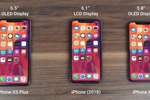 傳聞將推出的3款新iPhone。