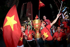 我國球迷期待著國家選手隊贏得金盃。