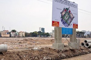 菜園區完成了清拆工作以準備建設學校小區。