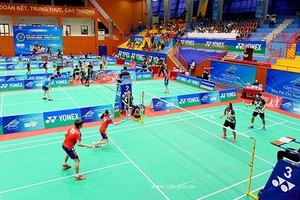 羽毛球國際挑戰賽比賽一瞥。