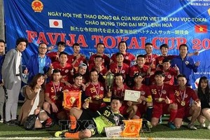 旅居日本越南人足球錦標賽吸引32支球隊參賽。