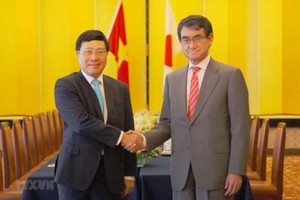 政府副總理、外交部長范平明與日本外務大臣河野太郎日前在東京會談，並共同主持越日合作委員會第十一次會議。