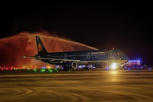 韓國直飛雲屯航線首航成功