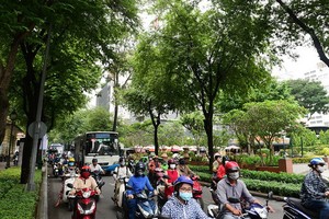 第三郡南圻起義街的電線已得到敷設地下。