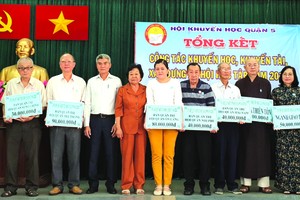 各會館及各校勵學會捐助郡勵學會基金。