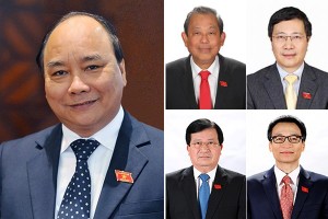 政府總理與各副總理 （（圖源：互聯網） ）