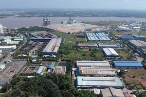 協福工業區的廠房。