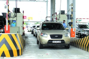 寧平省某收費站。