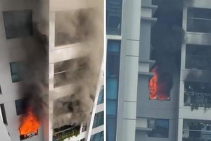 Goldmark City 高檔公寓失火