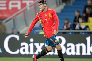 西班牙前鋒莫拉塔。