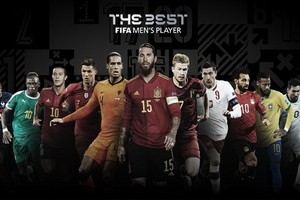 國際足聯公佈了年度最佳候選名單。