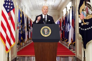 拜登首次黃金時段演講籲民眾團結