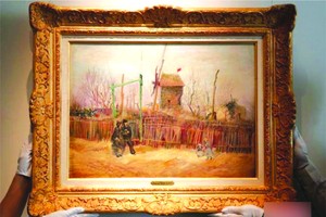 《蒙馬特街景》