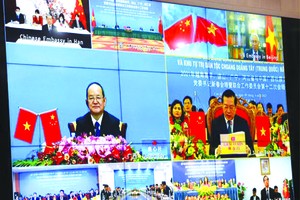 昨(9)日，高平省委主持2021年越南高平、諒山、廣寧、河江等四省省委書記與中國廣西壯族自治區黨委書記新春會晤。