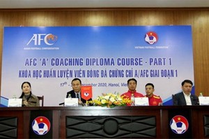 越南足協獲頒亞足聯A級教練員認證