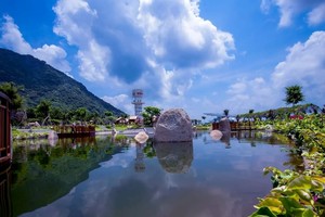 安好生態旅遊區滿眼皆綠意。