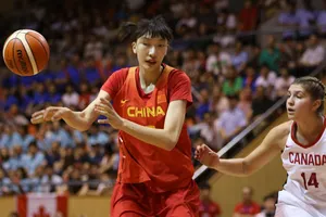 Tuyển bóng rổ nữ Trung Quốc (áo đỏ) gặp khó vì virus Corona