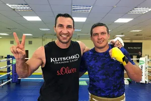 Klitschko "em" luyện quyền với Usyk
