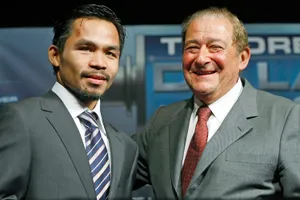 Pacquiao khá thân thiết với Arum