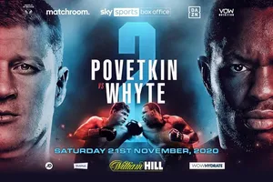 Hình ảnh quảng bá trận tái chiến giữa Povetkin và White