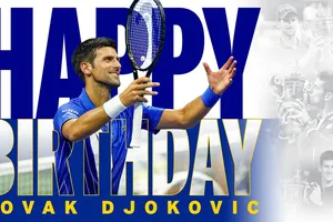 US Open chúc mừng sinh nhật 34 tuổi của Djokovic