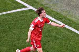 Miranchuk ăn mừng chiến thắng