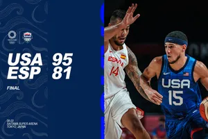 Tuyển Mỹ đánh bại tuyển TBN 95-81