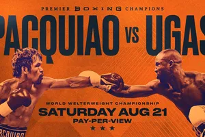 Hình ảnh quảng bá trận Pacquiao vs Ugas