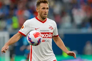 Rybus trong màu áo Spartak Moscow