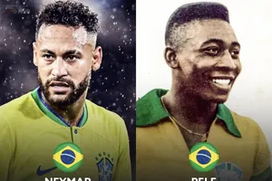 Naymar không chỉ săn World Cup mà còn Kỷ lục ghi bàn của Pele