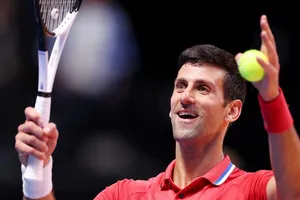 Novak Djokovic hưởng trọn niềm vui ở World Tennis League