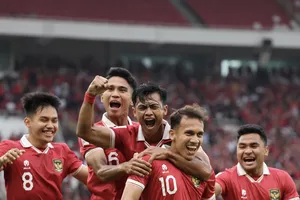 Niềm vui chiến thắng của tuyển Indonesia