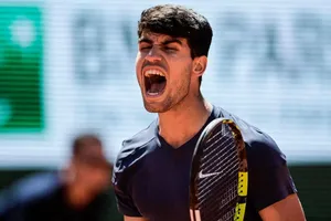 Alcaraz thể hiện cảm xúc khi lọt vào trận đấu chung kết