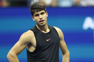 Dáng vẻ thất vọng của Alcaraz