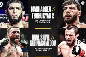 Các trận đấu chính của sự kiện UFC 311