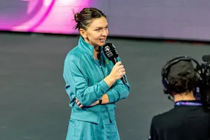 Halep nói những lời cuối trên sân đấu